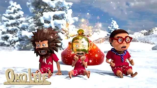 Oko und Lele 🦎 Riesiger Weihnachtsmann. Spezielle Episode ⚡ CGI Animierte Kurzfilme⚡Lustige Cartoons