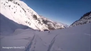 Лыжник сорвался со скалы высотой 45 метров