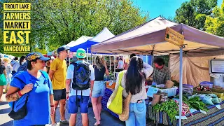 Vancouver Walk 🇨🇦 - The Drive to the Trout Lake Farmers Market, East Van