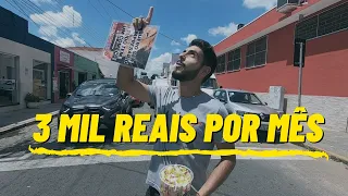 Mais de 3 MIL REAIS Vendendo Paçoca na Rua