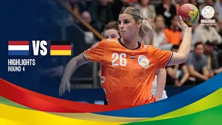 Netherlands vs Germany | Highlights | Women's EHF EURO 2022 Qualifiers | Round 4