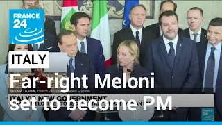 Far-right Meloni set to become Italy's first woman PM • FRANCE 24 English