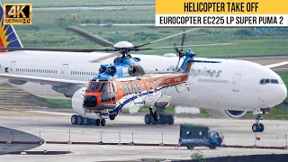 Helicopter Take Off | Eurocopter EC225-LP Super Puma 2 | Southern Service Flight Company | Aviation