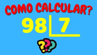 COMO CALCULAR 98 DIVIDIDO POR 7?| Dividir 98 por 7