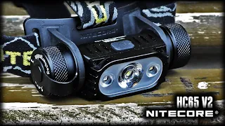 Nitecore HC65 V2/Самый мощный налобный фонарь