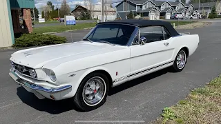 1964.5 Ford Mustang Convertible 289 4 Speed Walk Around & Drive