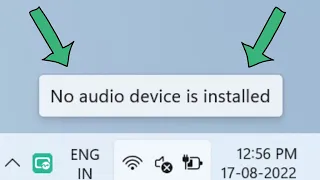 Fix no audio device installed | no output devices found windows 11/10