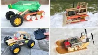 How to Make a Snow Cleaning Tractor - Stirling Engine Tractor (Motoblock) | Abid Technology Fans