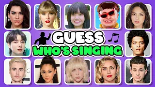 Guess WHO'S SINGING 🎤🎵 | Most Popular Songs | OCEAN QUIZ
