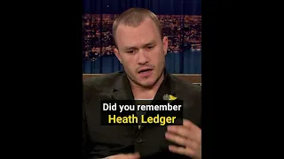 Did You Know That Heath Ledger