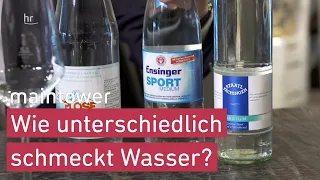 Water sommelier - Not all water tastes the same! | maintower