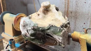 Amazing Woodworking NDT  Turn Rotten Wood Into Extraordinary Creations On Awood Lathe