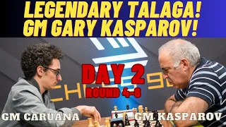 60 yrs old na! OUT PLAYED pa rin mga Elite GM kay Kasparov!  Chess LX 2023 Day 2