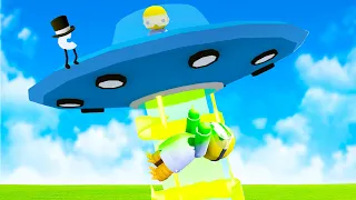 We Steal a UFO from Area 51 and Create Chaos in Wobbly Life Multiplayer Update!