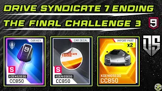 Asphalt 9 | Drive Syndicate 7 ENDING - The Final Challenge 3 | Unlocking CC850