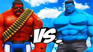 RED HULK VS BLUE HULK - EPIC BATTLE