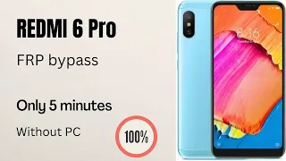 Redmi 6 pro FRP bypass | Redmi 6 pro google lock bypass without PC