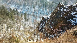 Хабаровский край. Сысоевский утес. Khabarovsk Territory. Sysoevsky cliff.