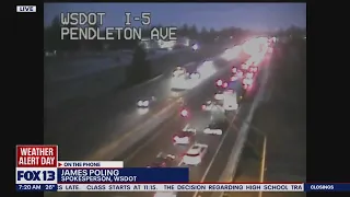 WSDOT monitoring icy roads and pass conditions | FOX 13 Seattle