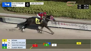 Gulfstream Park January 29, 2021 Race 6