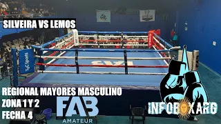 NICOLAS SILVEIRA VS MARCOS LEMOS, CATEGORIA 69KG, REGIONAL MAYORES MASCULINO FAB, FECHA 4.