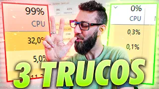 3 Trucos para OPTIMIZAR CPU | BOOST PROCESSOR | CPU SPEED