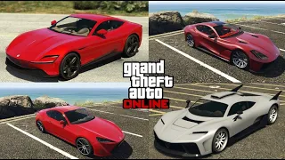 TOP 5 FASTEST CARS IN GTA 5 ONLINE! (2024)