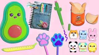 8 DIY FUNNY SCHOOL SUPPLIES IDEAS - Back To School Hacks and Crafts