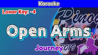 Open Arms by Journey (Karaoke : Lower Key :-4)