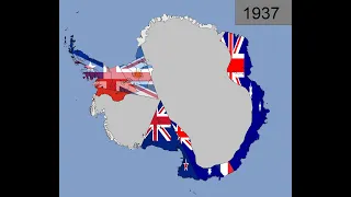 Antarctica Claim Flags, 1815-2022