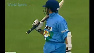 sachin  firing against shane bond