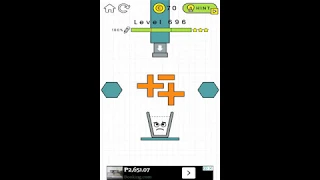 Happy Glass Level 696. 3 Stars Walkthrough