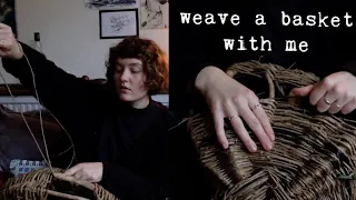 Weave an ivy basket with me | vlog ✳︎