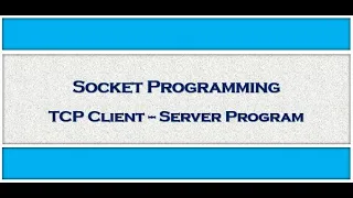 TCP Socket Program