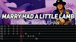 Stevie Ray Vaughan - Mary had a little lamb (Guitar lesson with TAB)