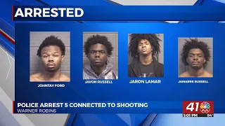 UPDATE: Five arrested after shooting two teenagers in Warner Robins