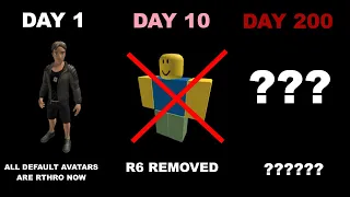 If Roblox forced us to use Rthro (Timeline)