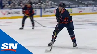 Connor McDavid Feeds Leon Draisaitl For Power-play Goal Against Maple Leafs