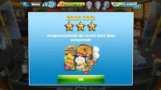 Cooking Fever - Dragon Wok Level 40⭐⭐⭐