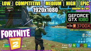 GTX 1080 | Fortnite Chapter 2 / Season 11 - 1080p All Settings