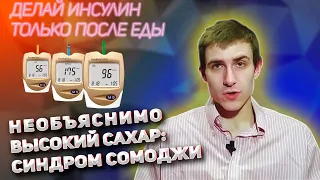 ВЫСОКИЙ САХАР?! КОЛИ ИНСУЛИН НЕ РАНЬШЕ, ЧЕМ ЧЕРЕЗ 30 МИНУТ ПОСЛЕ ЕДЫ. СИНДРОМ СОМОДЖИ