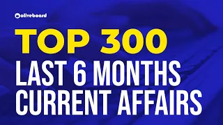 Top 300 Last 6 Months Current Affairs | General Awareness | Banking Awareness