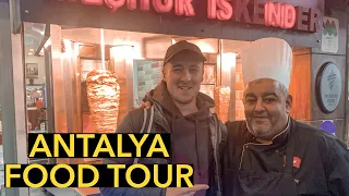 WE TRIED TRADITIONAL TURKISH FOOD IN ANTALYA TURKEY 🇹🇷 ANTALYA FOOD TOUR