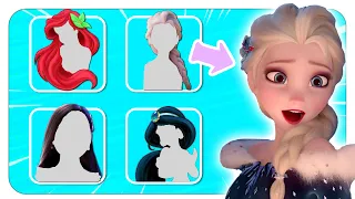 Guess the Disney Princess Character by their Hair? Disney quiz | MM quiz