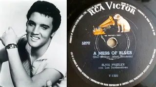 A Mess Of Blues 78 RPM South African Press (1960)