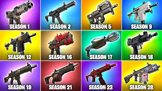 Evolution of All Fortnite Submachine Guns (Chapter 1 Season 1 - Chapter 5 Season 1)