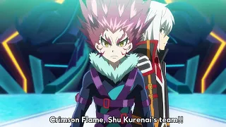 Beyblade Burst Sparking Episode 38 「English Sub」Lean & Shu V/S Hikaru &Hyuga