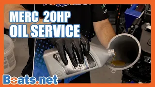 Mercury 20 HP Outboard Oil Change  | Boats.net