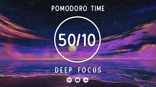 Lofi study mix 📚 50 Minute Timer 📚 Lofi Pomodoro Timer 50/10 📚 3 x 50 min