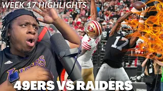 2 Back Ups Put Up a Classic!! San Francisco 49ers vs. Las Vegas Raiders | 2022 Week 17 Game